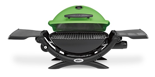 Weber Q 1200 LP Green Gas Grill