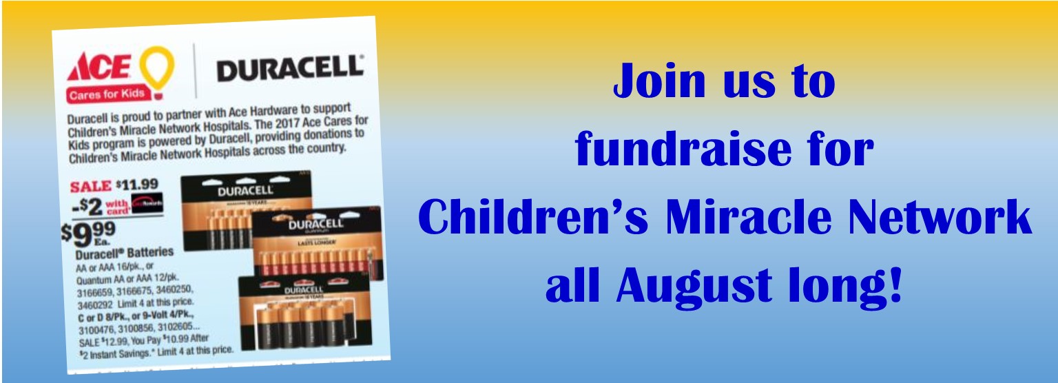 August fundraising for CMN