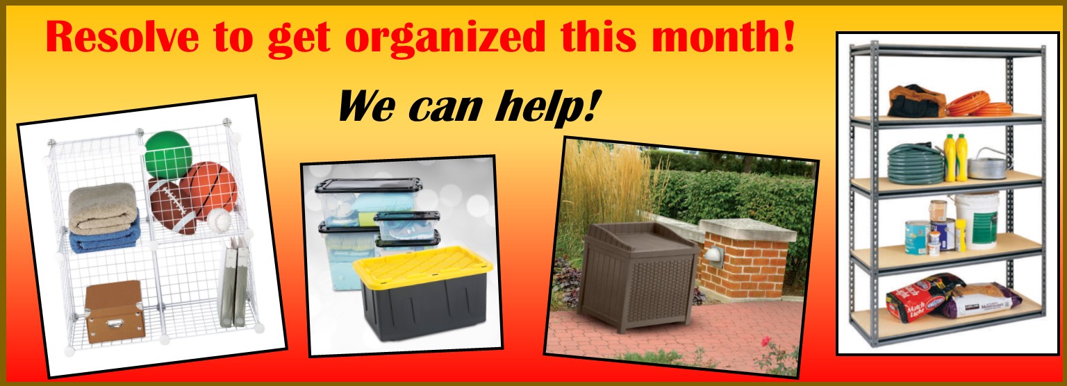 Resolve to get organized!