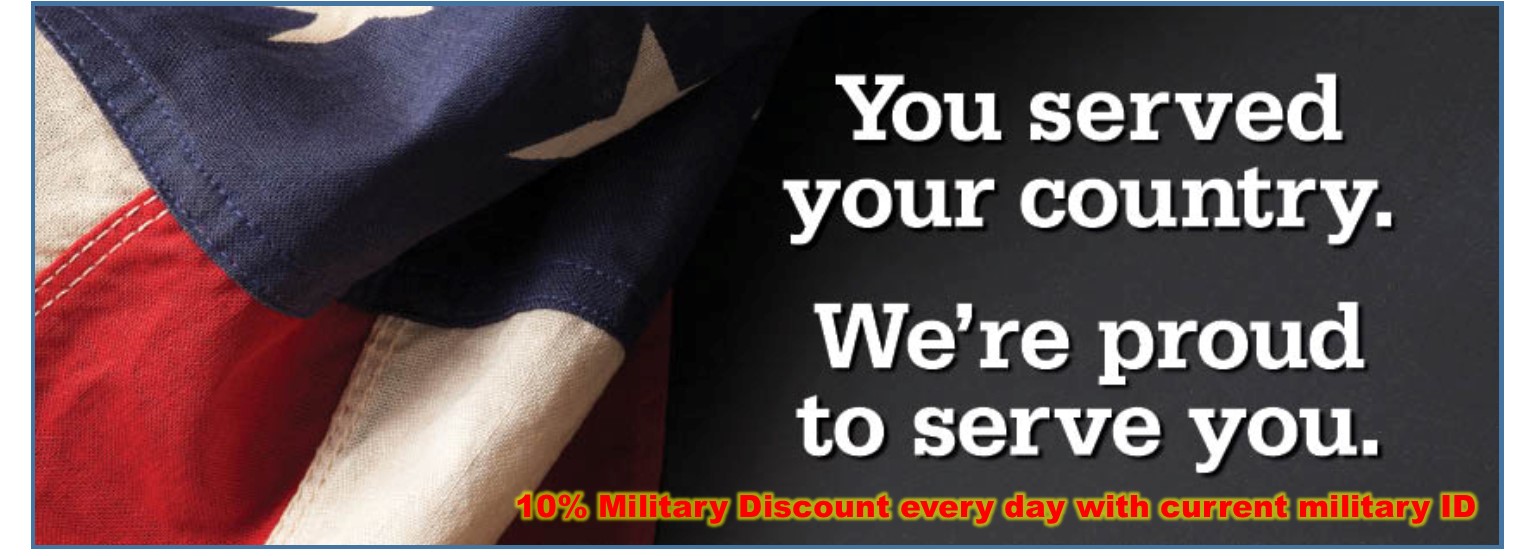 Military Discount Year-Round