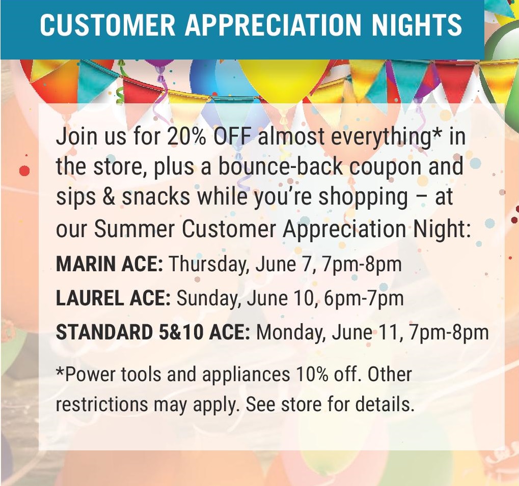 Customer Appreciation Nights